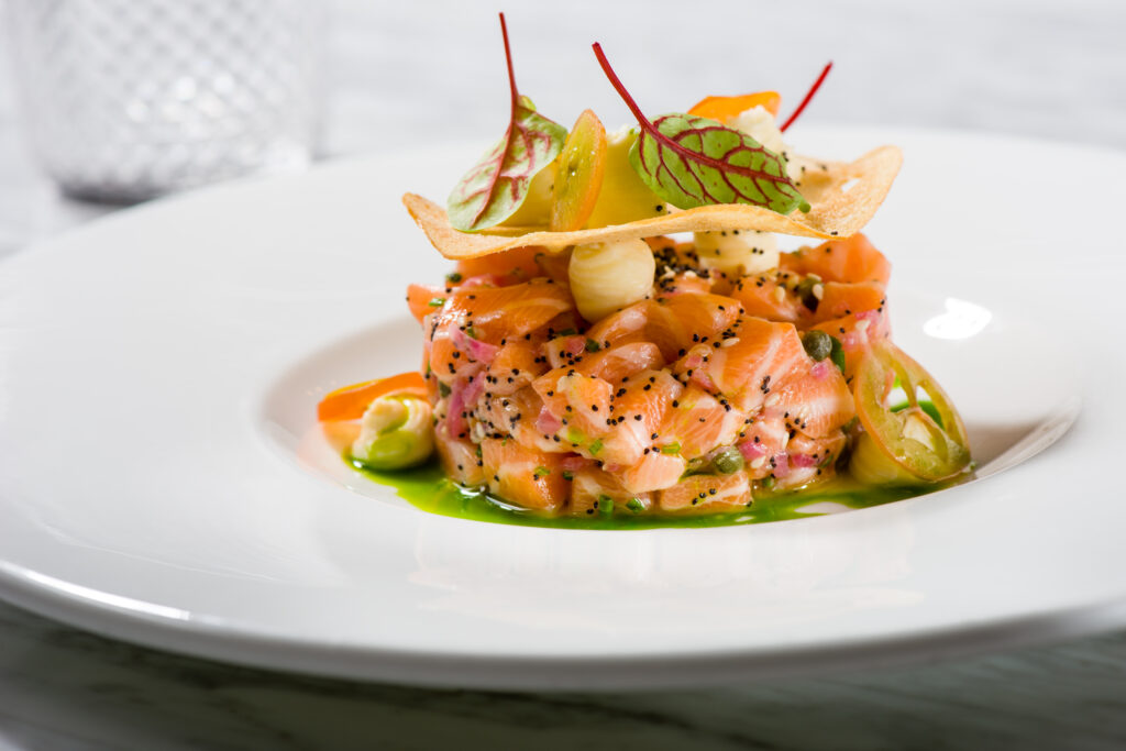 Isabelle’s Grill Room & Garden_ Salmon Tartare_©rmstudiocorp 1