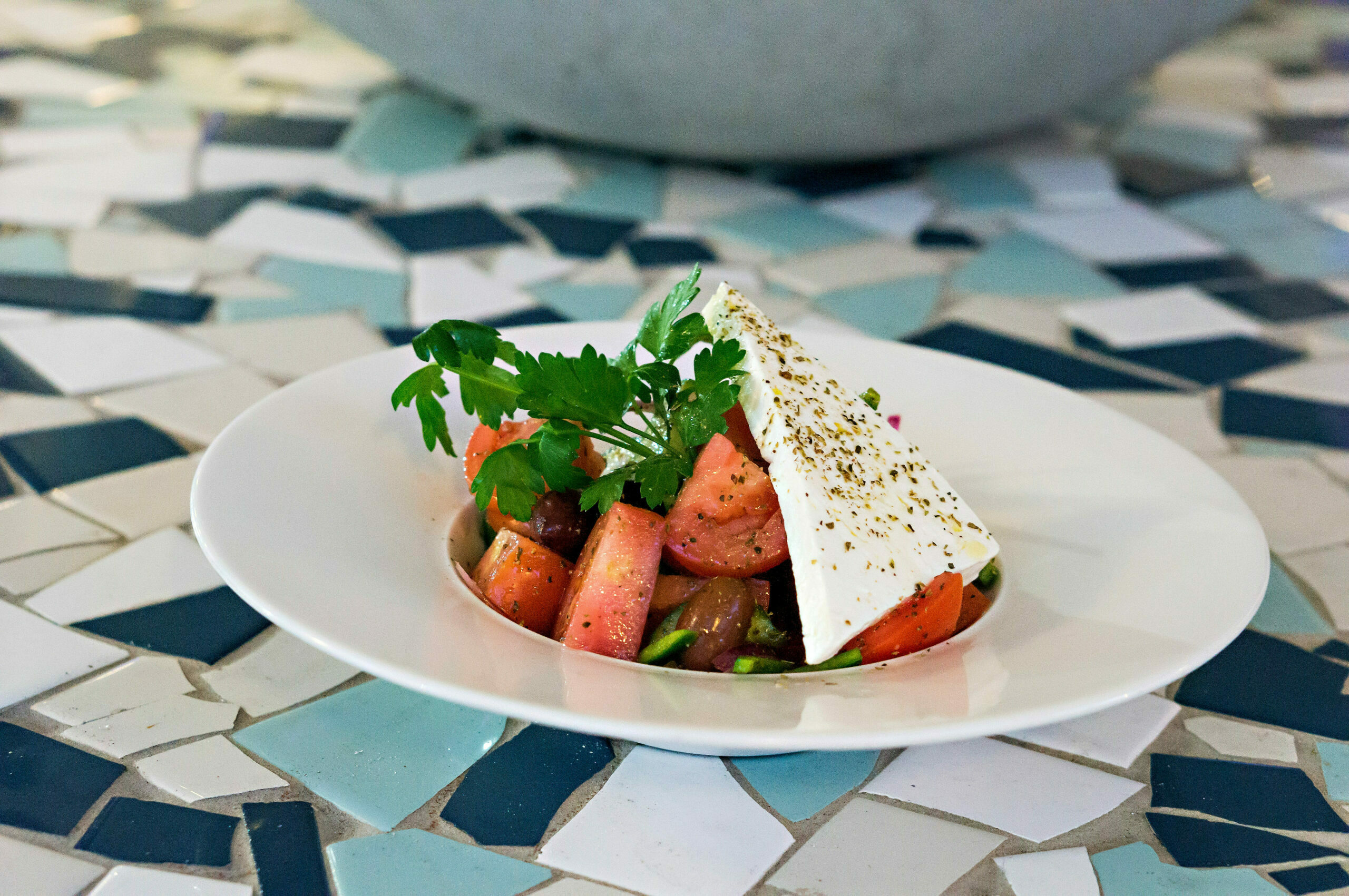 Selected Field Ripe Tomato Salad - Barrel Aged Dodonis Feta	