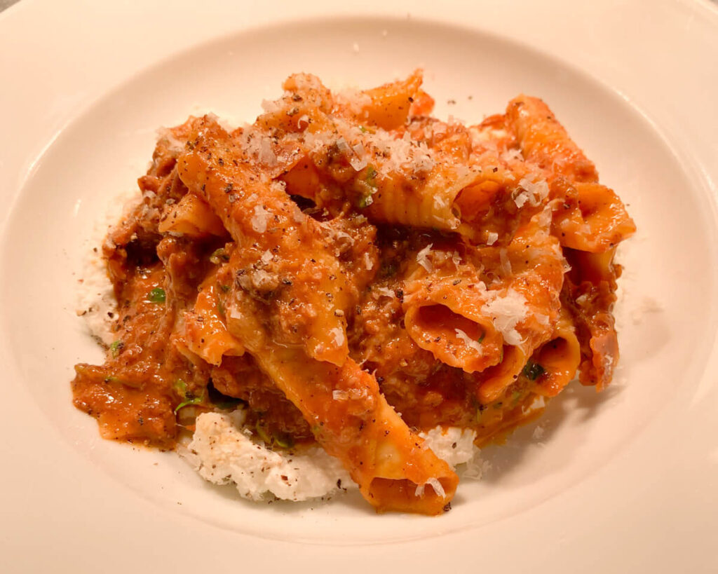 Braised Lamb Rigatoni